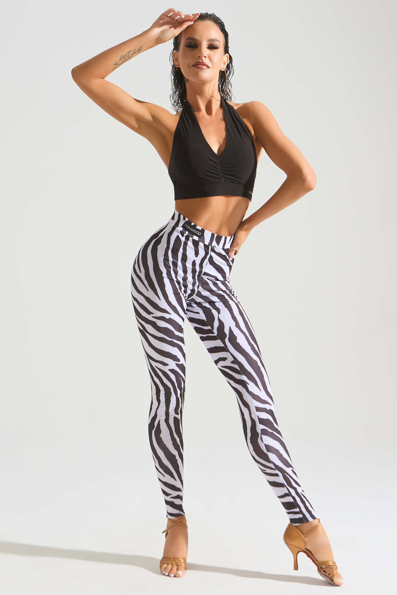 Легинсы (зебра)