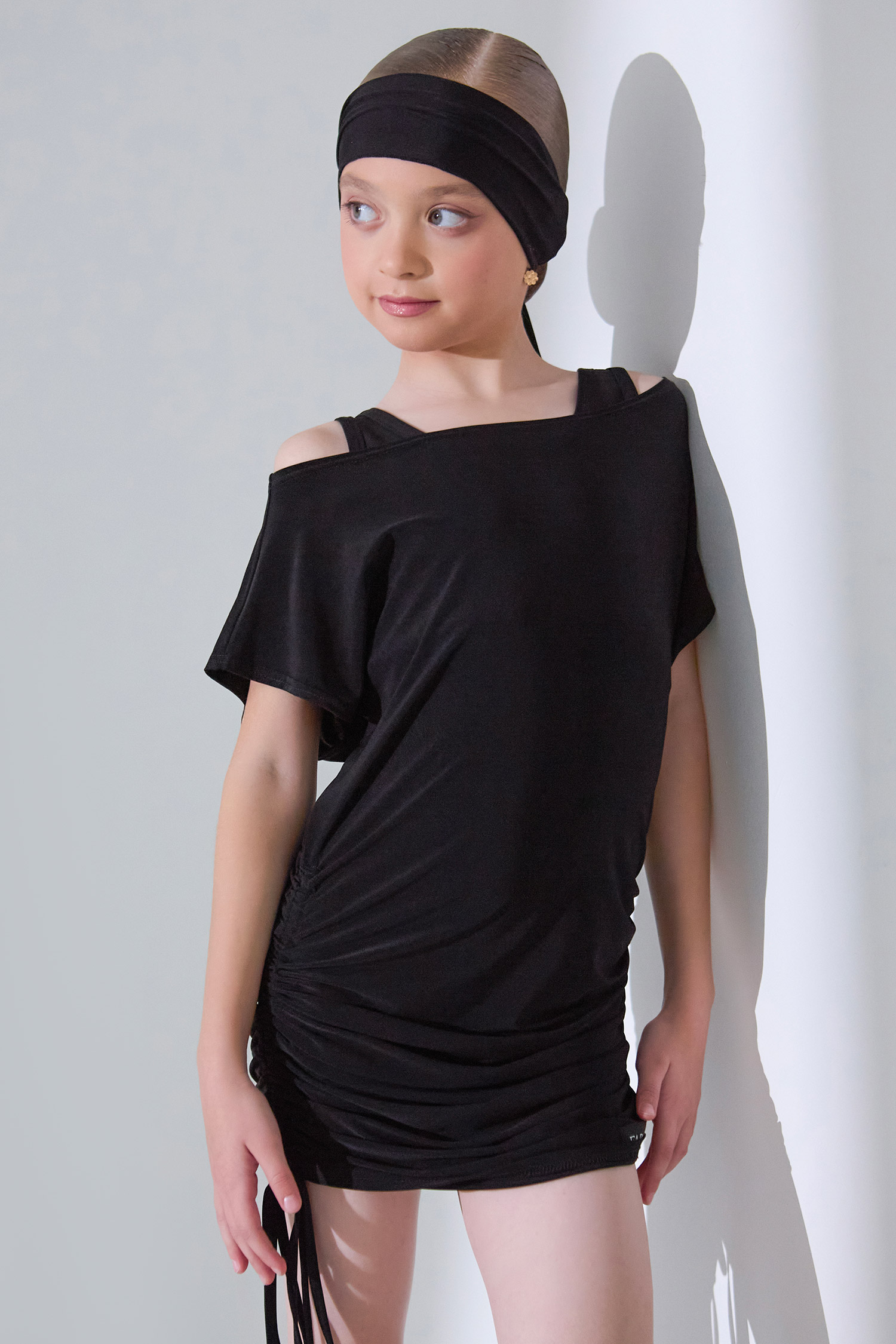 Повязка на голову детская (черный)