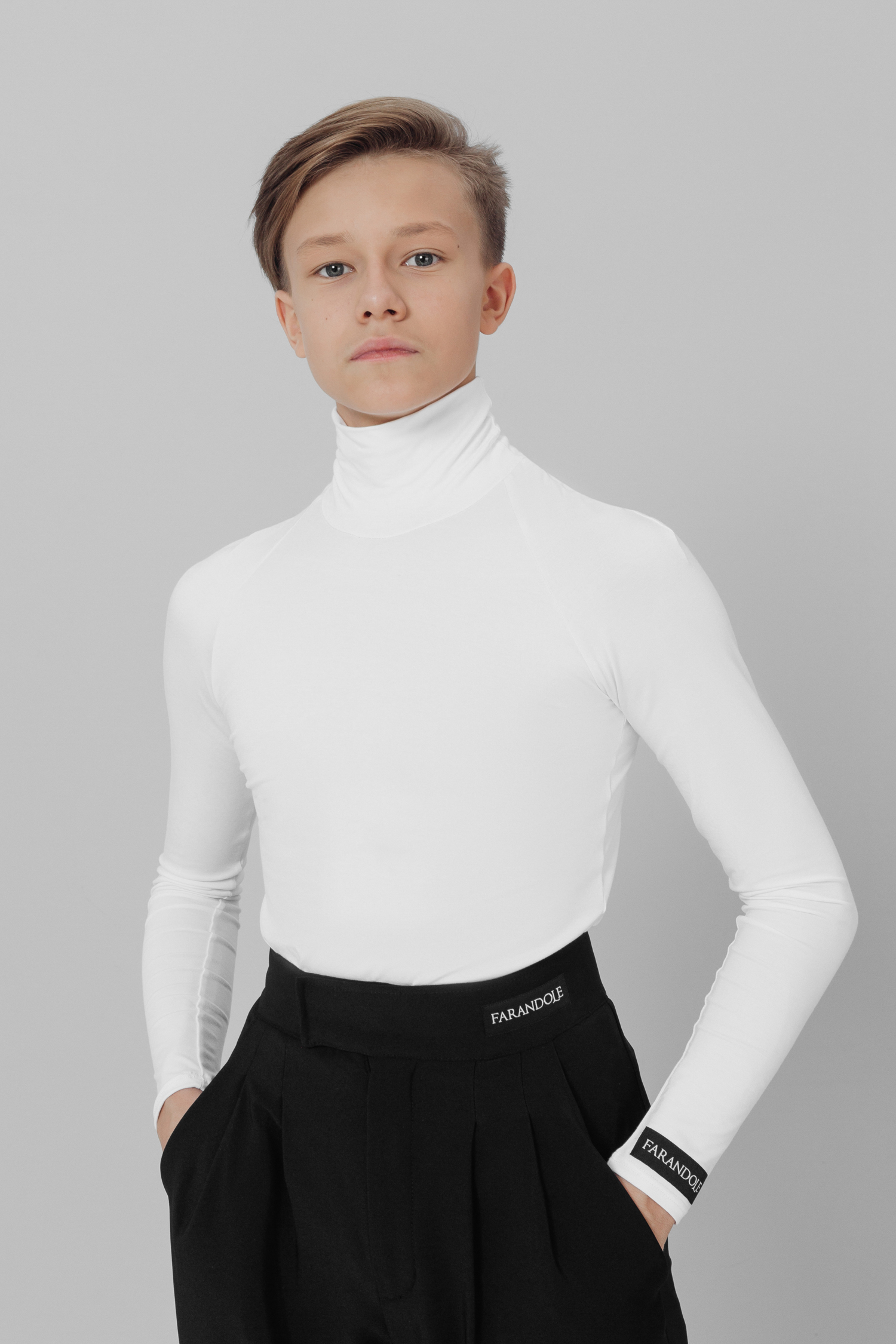 Водолазка белая