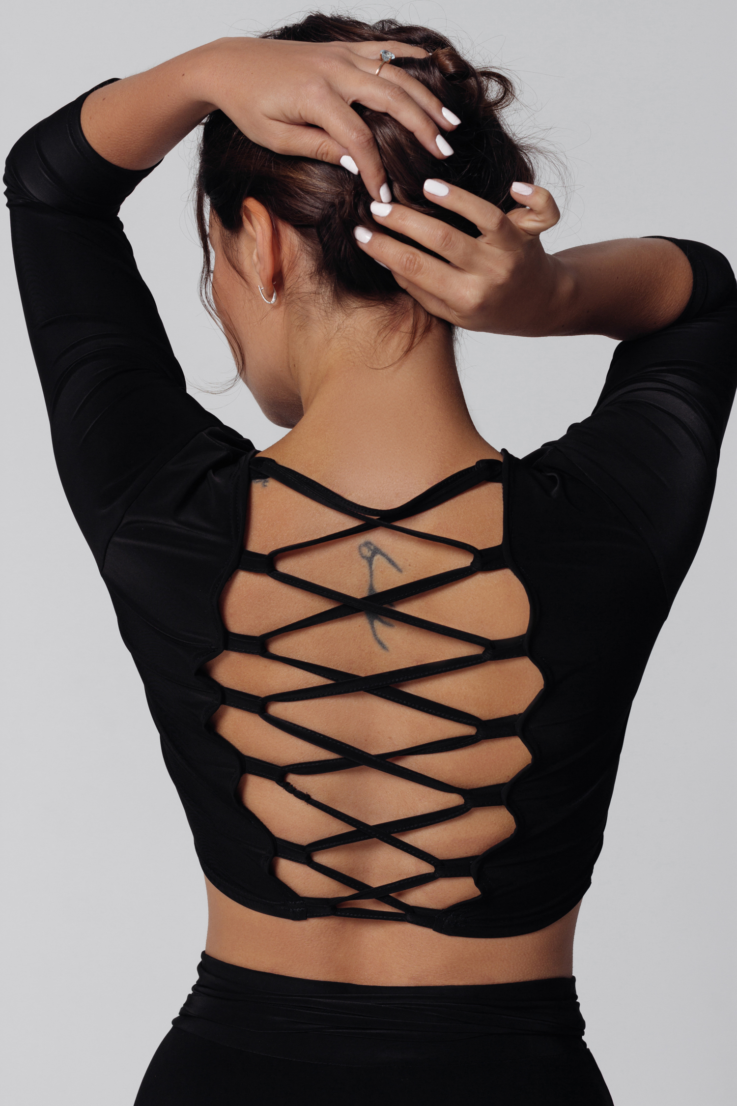 Топ со шнуровкой на спине для аргентинского танго