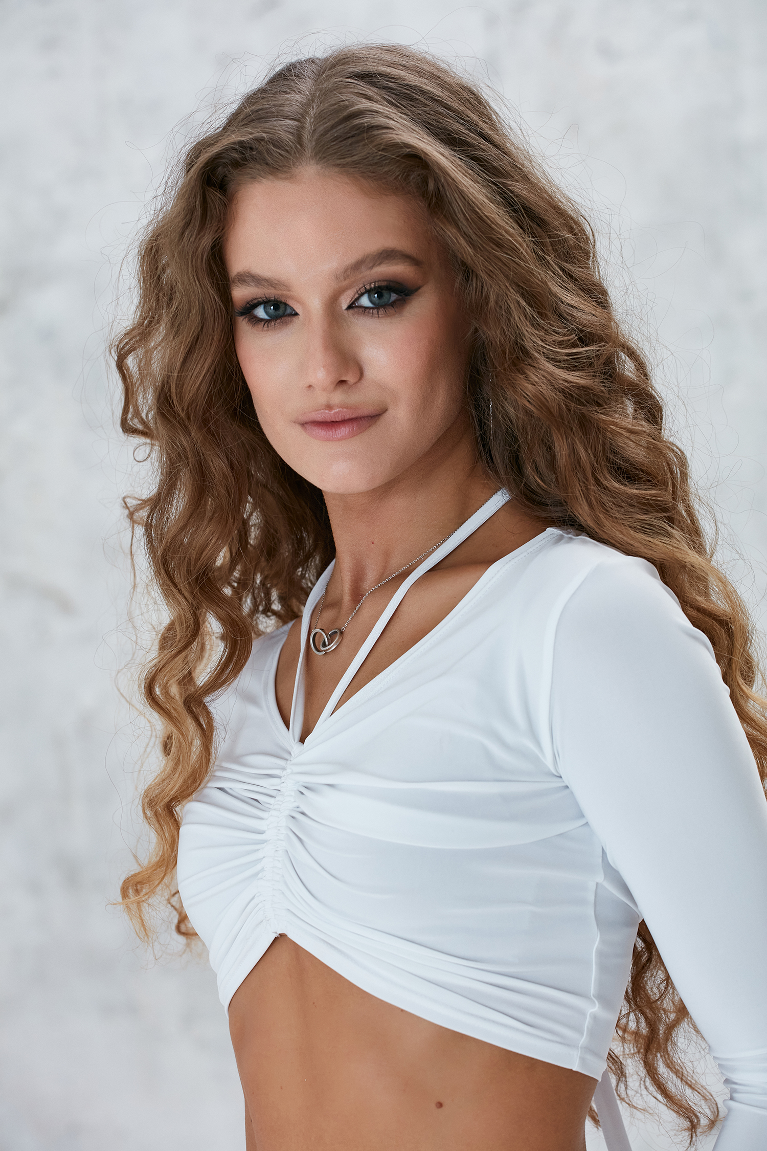 Топ с кулиской (белый)