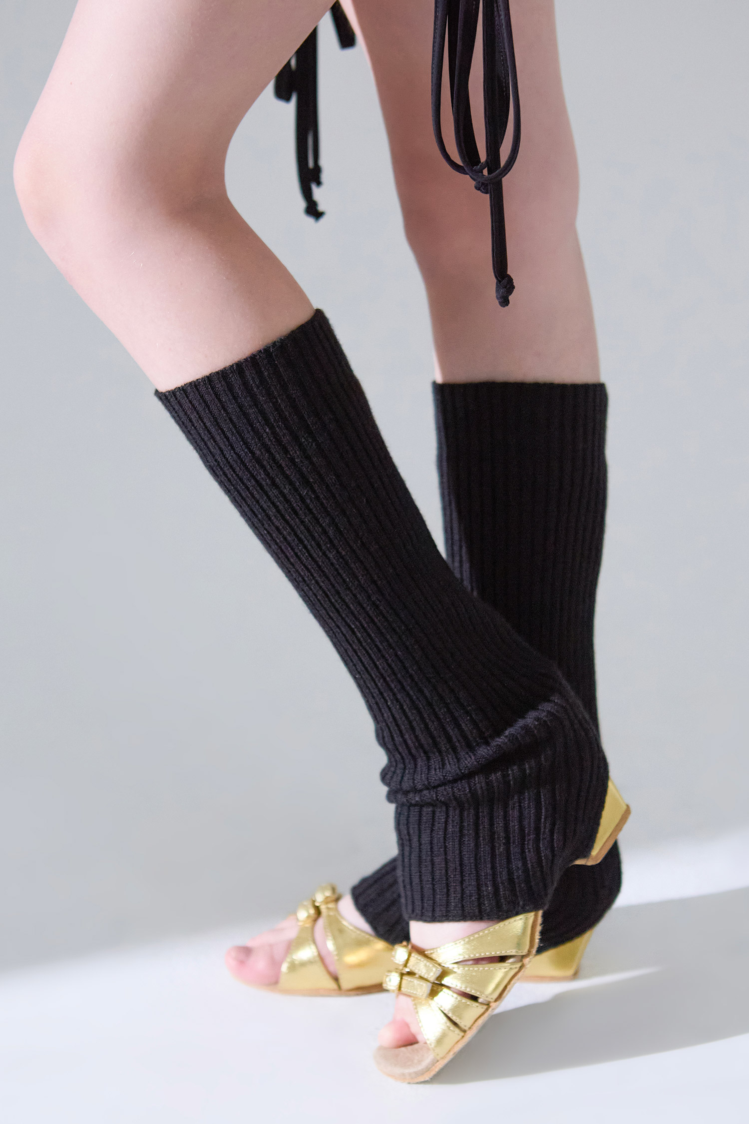 Гетры детские короткие (черный)